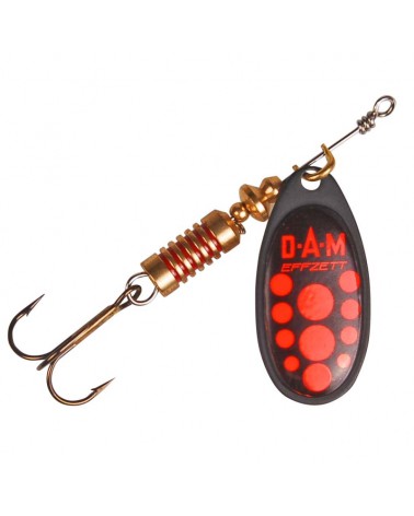 Błystka obrotowa Effzett Standard Spinner 1 3g Sinking Black Red