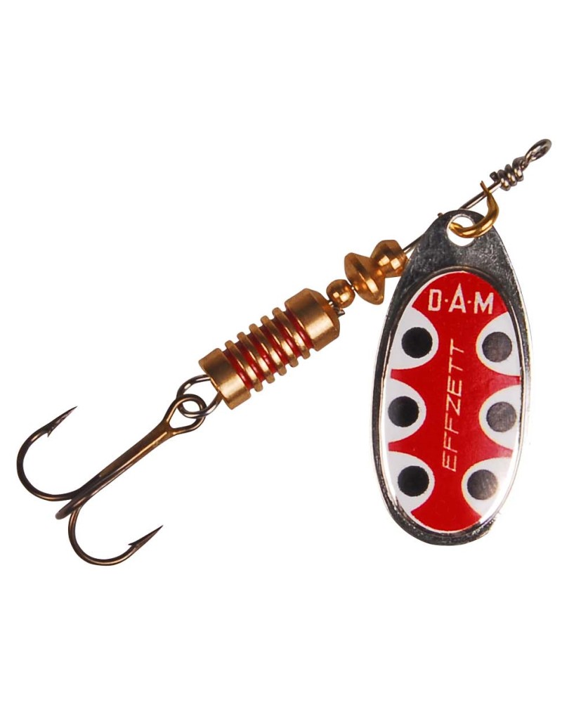 Błystka obrotowa Effzett Standard Spinner 1 3g Sinking Silver Black Dot