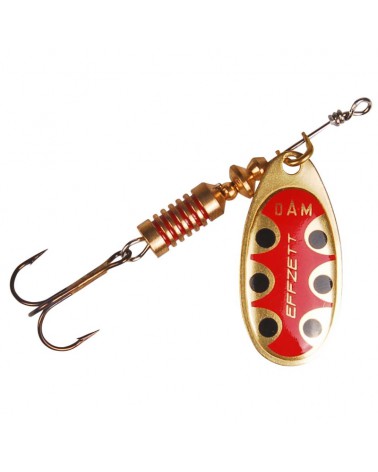 Błystka obrotowa Effzett Standard Spinner 1 3g Sinking Copper Black Dot