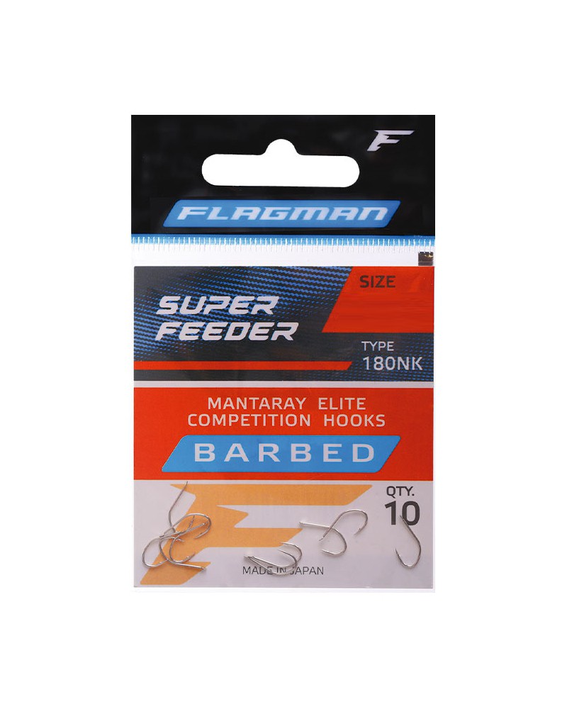 Haczyki Flagman Mantaray Super Feeder rozmiar 16 10szt.