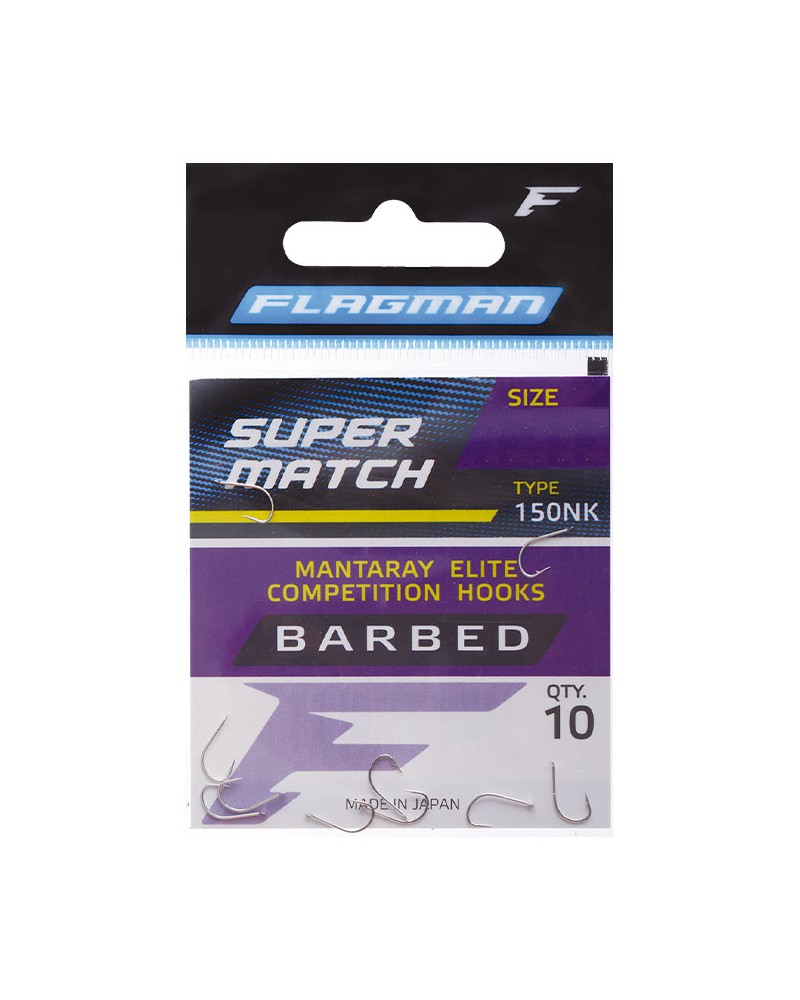 Haczyki Flagman Mantaray Super Match rozmiar 12 10szt.