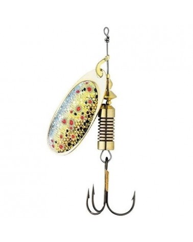 Błystka obrotowa Effzett Nature 3D Spinner 3 6g Sinking Brown Trout