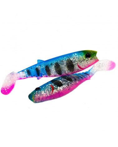 Guma Cannibal Savage Gear 6.8cm 3g Blue Pink Smolt UV
