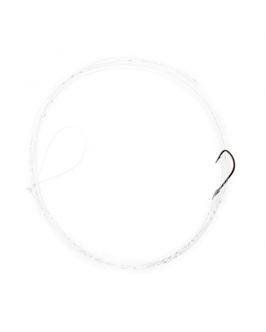 Haczyki z przyponem Flagman Bloodworm roz. 18/0.12mm 90cm 7szt.