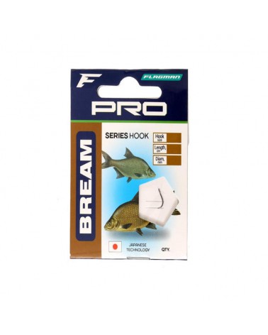 Haczyki z przyponem Flagman Bream roz. 16/0.12mm 90cm 7szt.