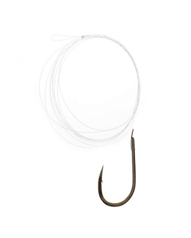 Haczyki z przyponem Flagman Sherman Pro Carp roz. 12/0.128mm 80cm 10szt.