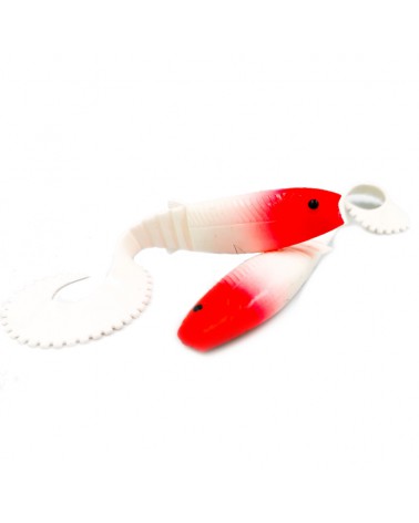 Guma Cannibal Curltail Savage Gear 12.5cm 10g Red Head