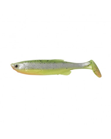 Guma 3D Fat Minnow T-Tail Savage Gear 10.5cm 11g Fluo Green Silver