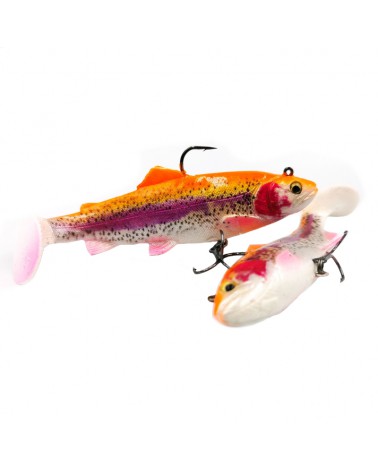 Guma 4D Trout Rattle Shad Savage Gear 12.5cm 35g MS Golden Albino