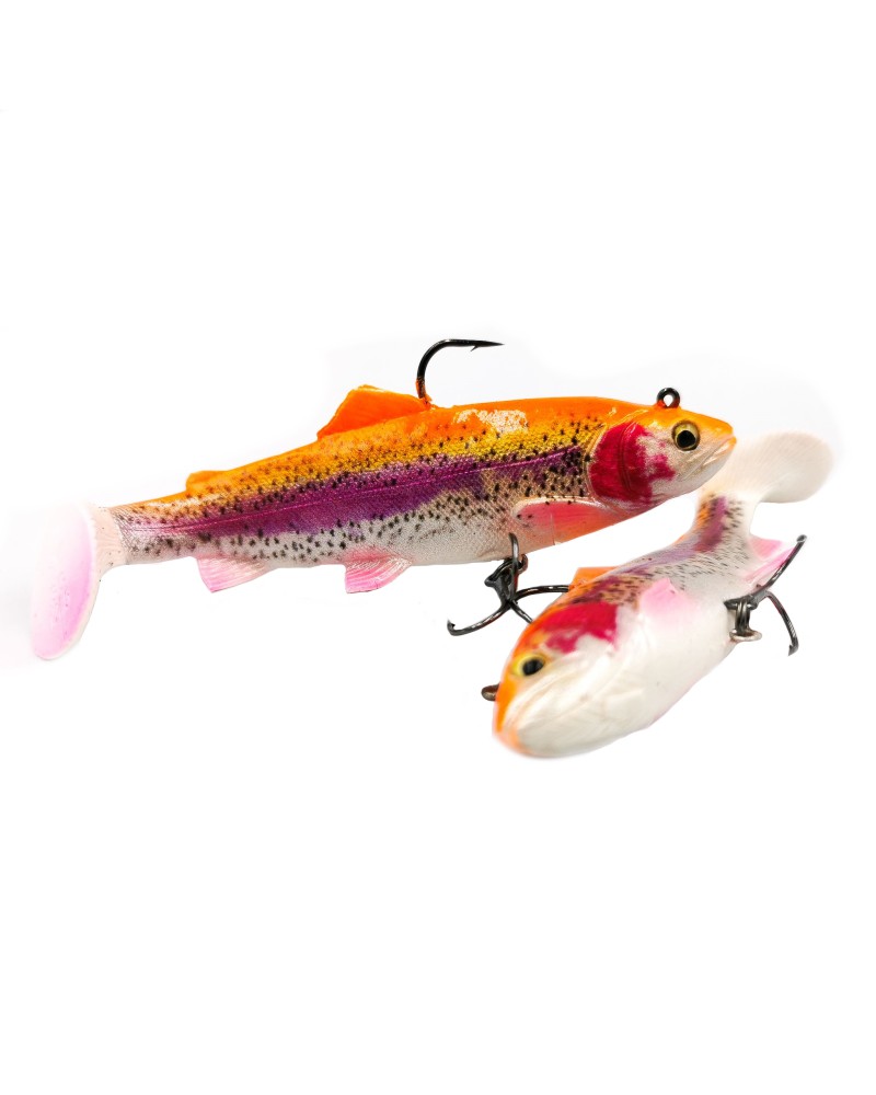 Guma 4D Trout Rattle Shad Savage Gear 12.5cm 35g MS Golden Albino