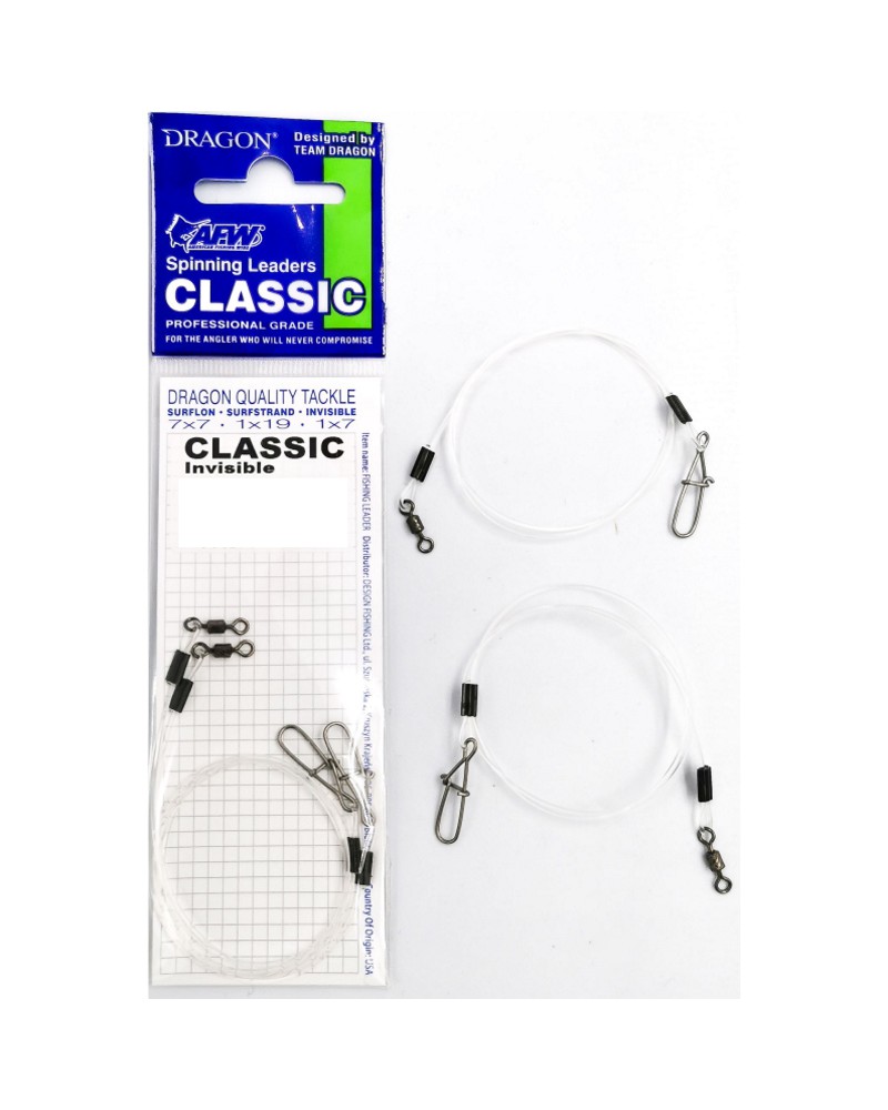 Przypon Classic Invisible Fluorocarbon Dragon 8kg 30cm