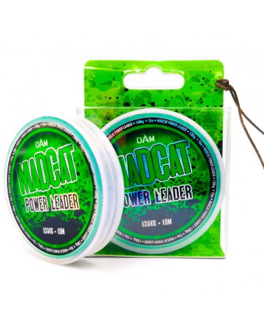 Plecionka Madcat Power Leader 15m 1.30mm 130kg 289lbs Brown