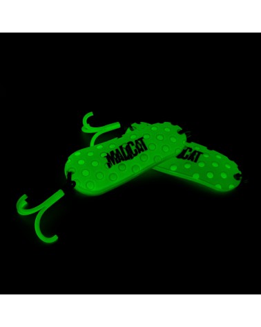 Wahadłówka Madcat A-Static Twin Turbine Spoon 3/0 110g Sinking Glow In The Dark