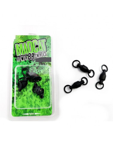 Krętliki Madcat Power BB Swivels 90kg 200lbs 3szt.