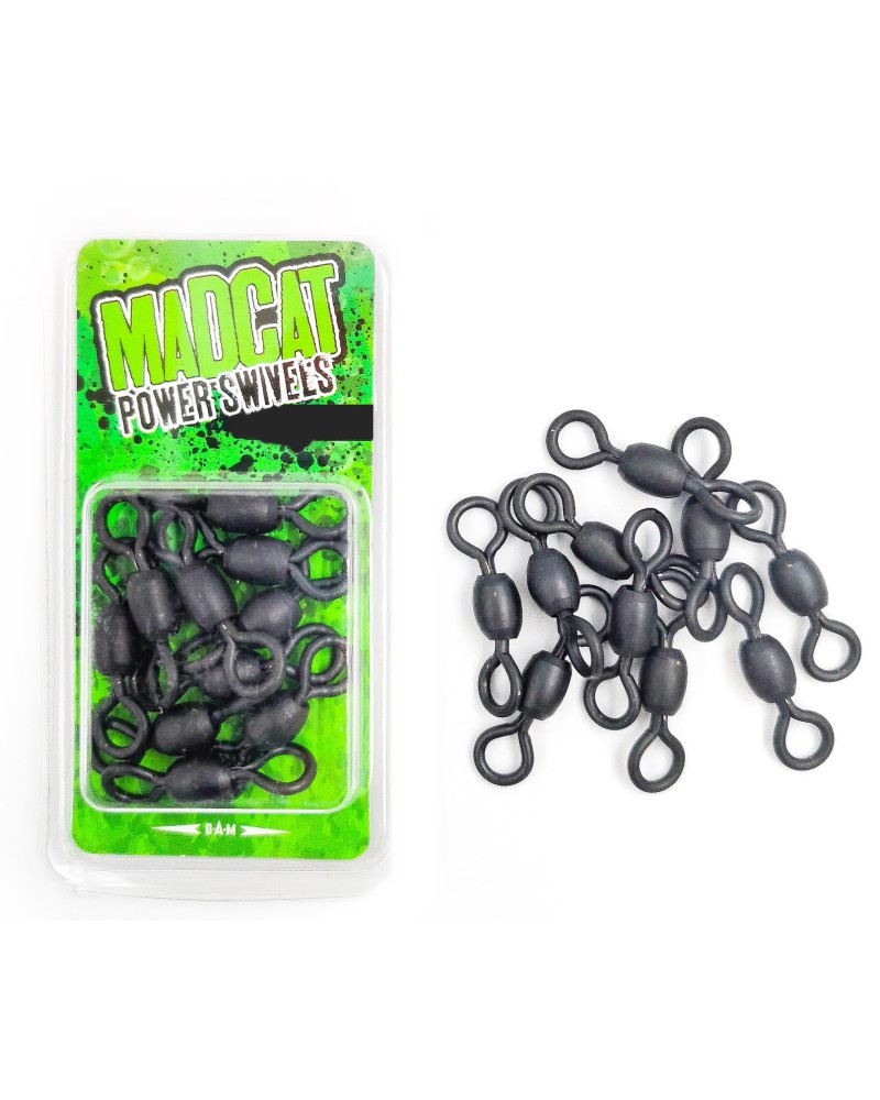 Krętlik Madcat Power Swivels 100kg 220lbs 10szt.