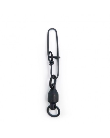 Agrafka z krętlikiem Madcat Power BB Secu-Snap Swivels 100kg 220lbs 3szt.