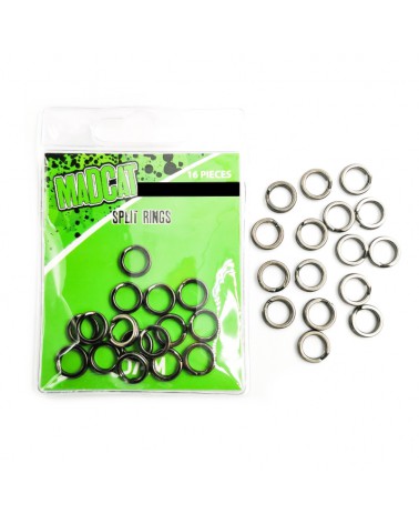 Kółka łącznikowe Madcat Splitrings 10mm 45kg 100lbs 16szt.