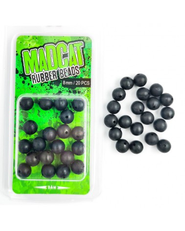 Stopery/koraliki gumowe Madcat Rubber Beads 8mm 20szt.