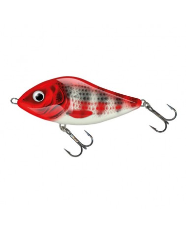 Wobler Salmo Slider 7cm 21g Holo Red Head Striper do 1m sinking/tonący