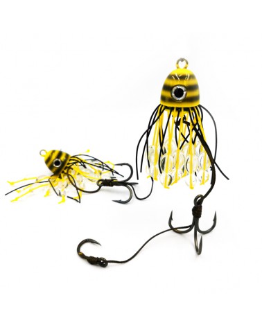 Przynęta na suma Black Cat Battle Teaser 160g yellow/black