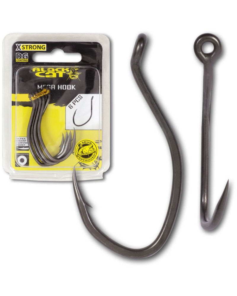 Haczyki Black Cat Mega Hook DG coating 10/0