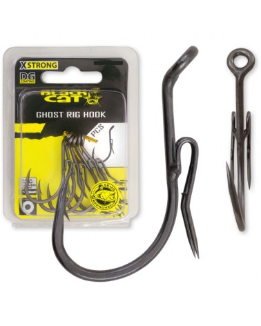 Haczyki Black Cat Ghost Rig DG coating 5/0