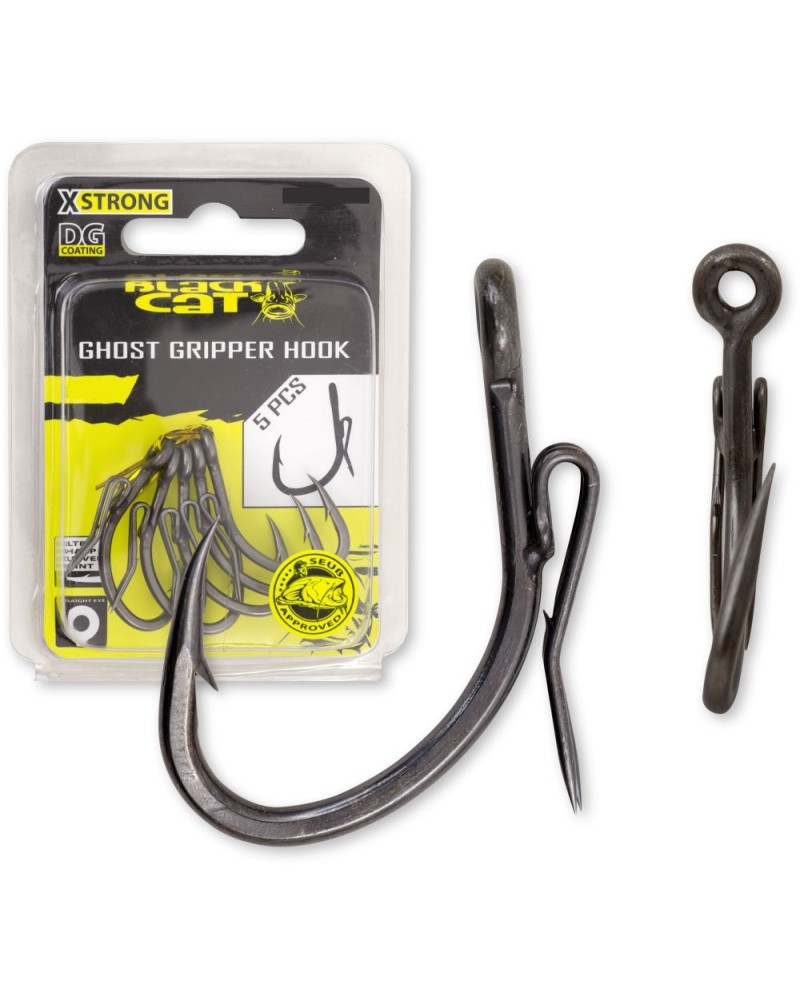 Haczyki Black Cat Gripper Ghost DG coating 3/0