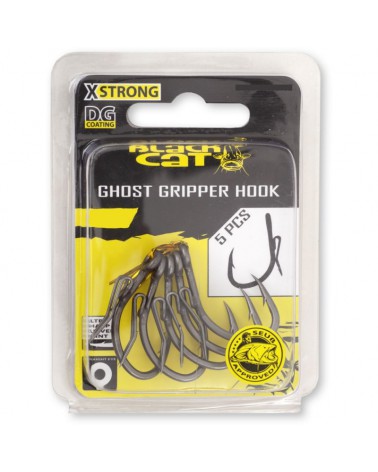 Haczyki Black Cat Gripper Ghost DG coating 3/0