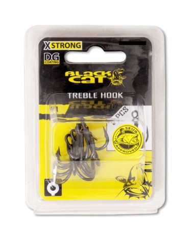 Kotwica Black Cat Treble Hook DG coating 2/0
