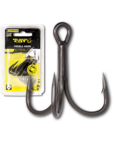 Kotwica Black Cat Treble Hook DG coating 4/0
