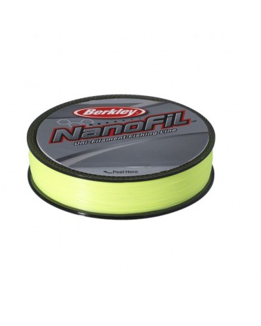 Plecionka Berkley Nanofil Hi-Vis Chartreuse 0,15mm 125m - zółta