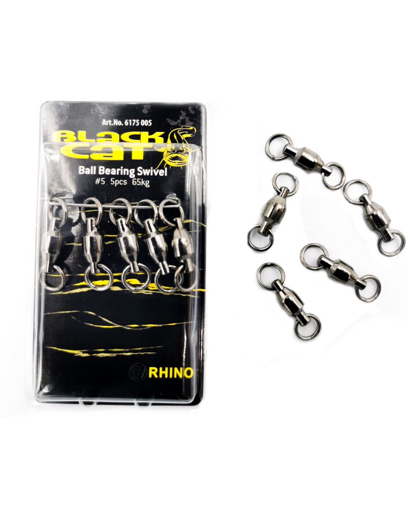 Krętlik łożyskowany Black Cat Ball Bearing Swivel 5 65kg 32mm