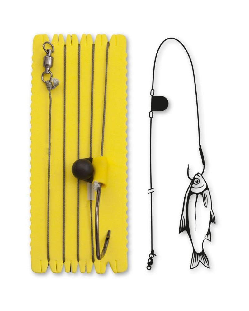 Przypon sumowy Black Cat Single Hook Rig with Rattle XL 8/0