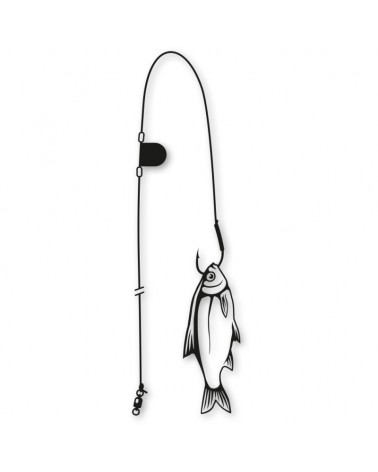 Przypon sumowy Black Cat Single Hook Rig with Rattle XL 8/0