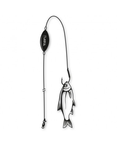 Zestaw na suma Black Cat U-Float Rig Single Hook XL 10/0