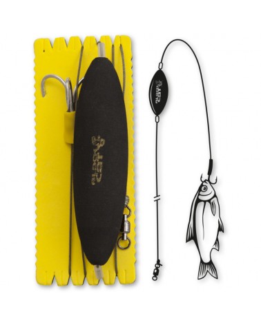 Zestaw na suma Black Cat U-Float Rig Treble Hook XL 3/0