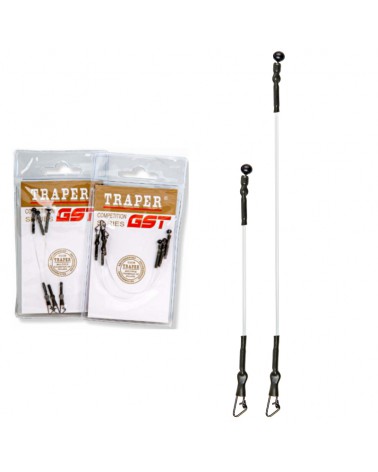 Feeder link Traper łącznik fluorocarbon 0.6mm - 12cm 3szt.