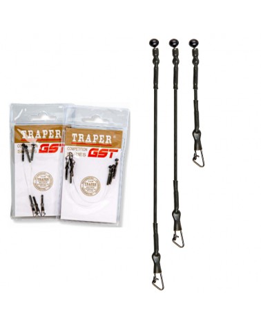 Łącznik Traper feeder link skrętka braided coated 5cm 2szt.