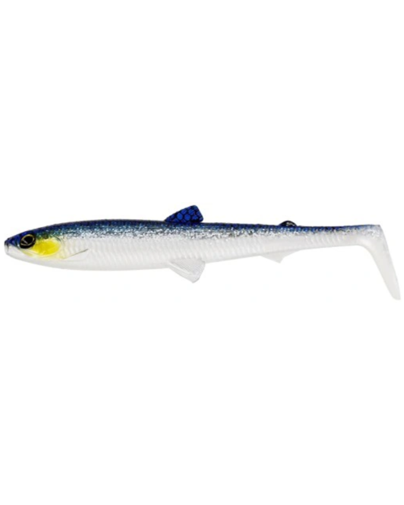 Guma Westin BullTeez Shadtail 9.5cm 7g Blue Headlight