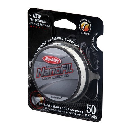 Plecionka Berkley Nanofil Clear Mist 0,06mm 50m - biała 1242385