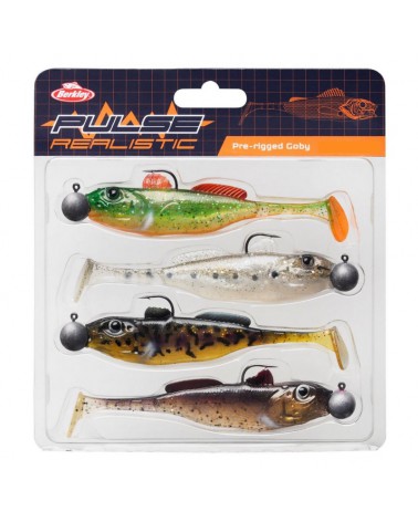 Gumy Berkley Pulse Realistic Goby Prerigged 12cm 16g+14g 5/0