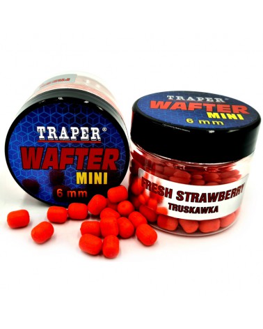 Dumbels Traper Mini Wafter Truskawka 6mm 15g