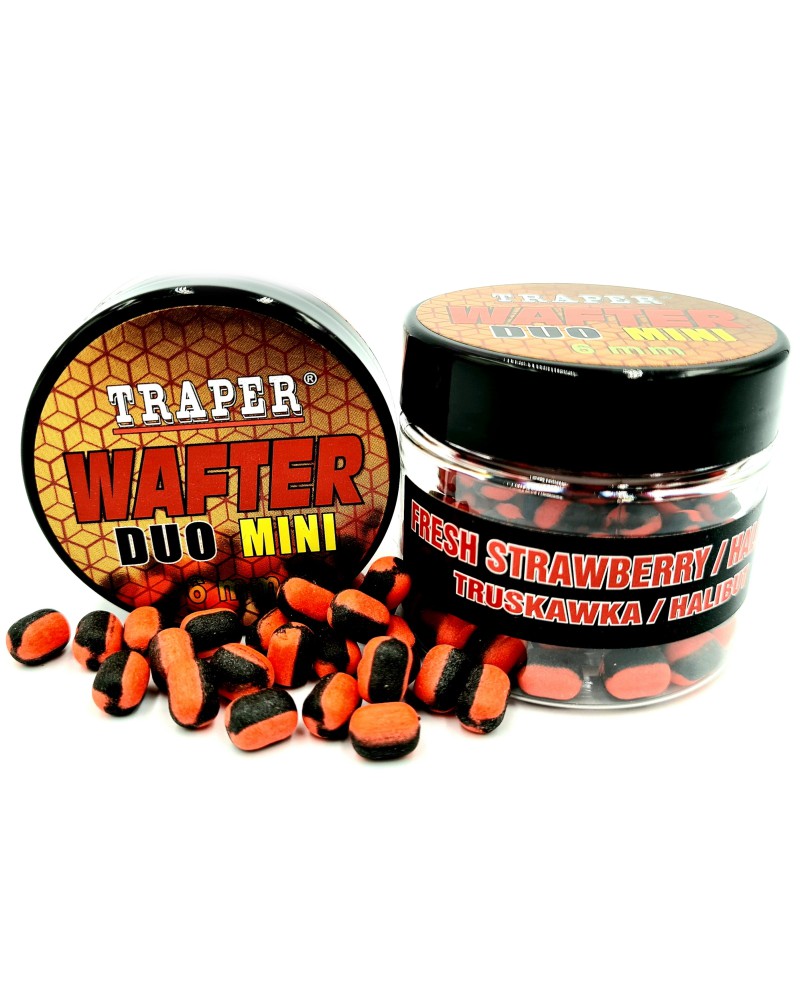 Dumbels Traper Duo Mini Wafter Truskawka/Halibut 6mm 15g