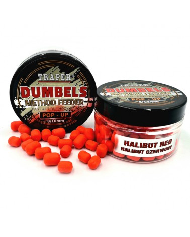 Dumbels Traper Pop-Up Halibut Red 8-10mm 30g