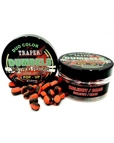 Dumbels Traper Duo Color Pop-Up Halibut/Krab 8-10mm 30g