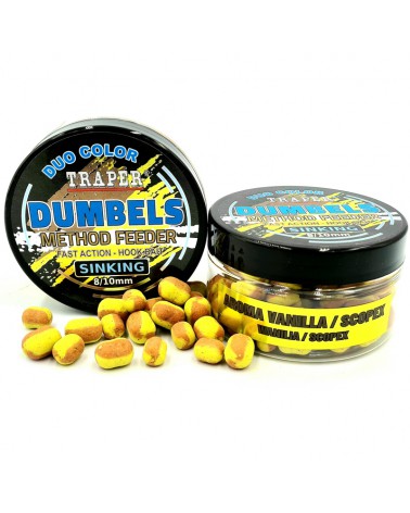 Dumbels Traper Duo Color Sinking Wanilia/Scopex 8-10mm 30g