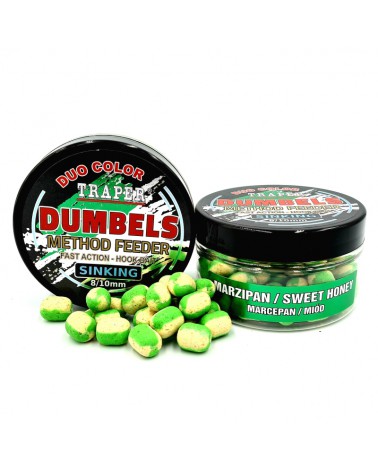 Dumbels Traper Duo Color Sinking  Marcepan/Miód 8-10mm 30g