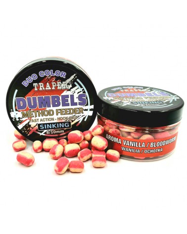 Dumbels Traper Duo Color Sinking Sinking Wanilia/Ochotka 8-10mm 30g