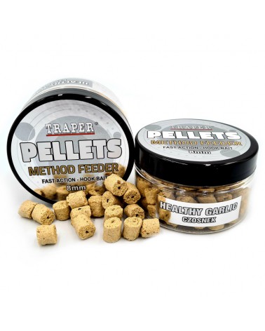 Method Feeder Traper Hook Pellets Czosnek 8mm 50g