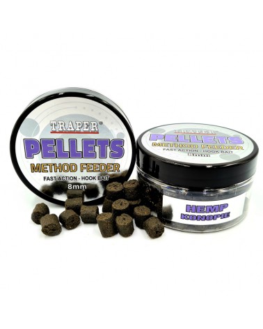 Method Feeder Traper Hook Pellets Konopie 8mm 50g